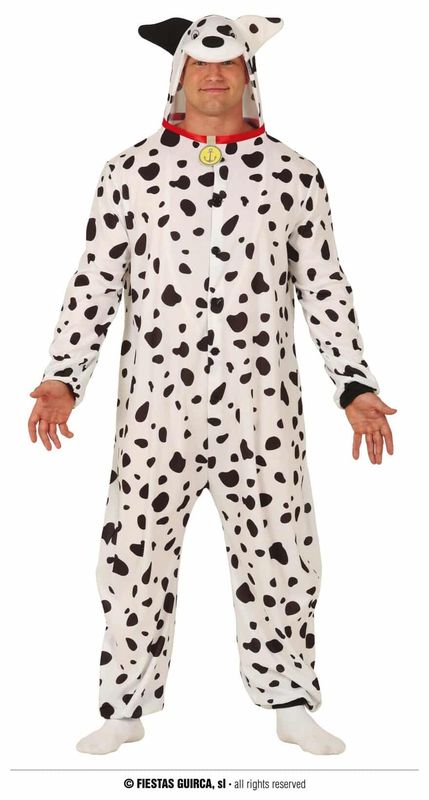 Dalmatian Dog Onesie – Adult Size Large