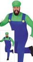 Luigi Train Driver Man Costume – Adult Size XXL (56-58)