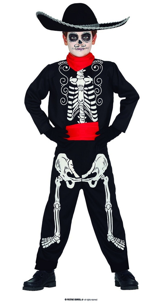 Mexican (Mariachi) Skeleton – Age 10 to 12 Years