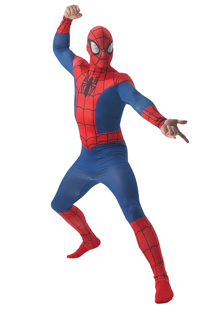Official Licensed Spiderman Costume - Adult Size Standard