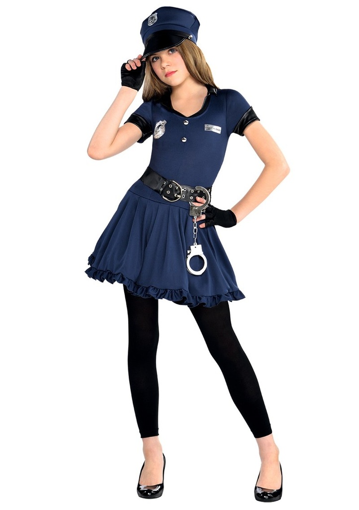 Police Cop Cutie Costume – Age 6 to 8 Years