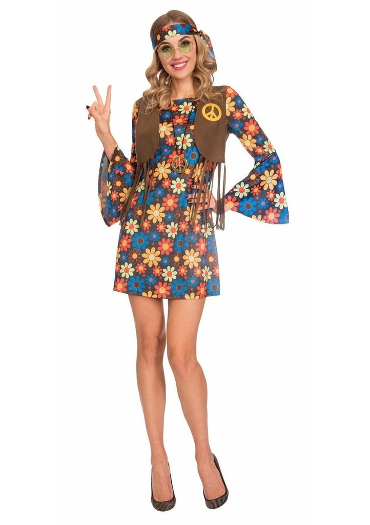 Groovy Hippy Woman – Adult Size Small