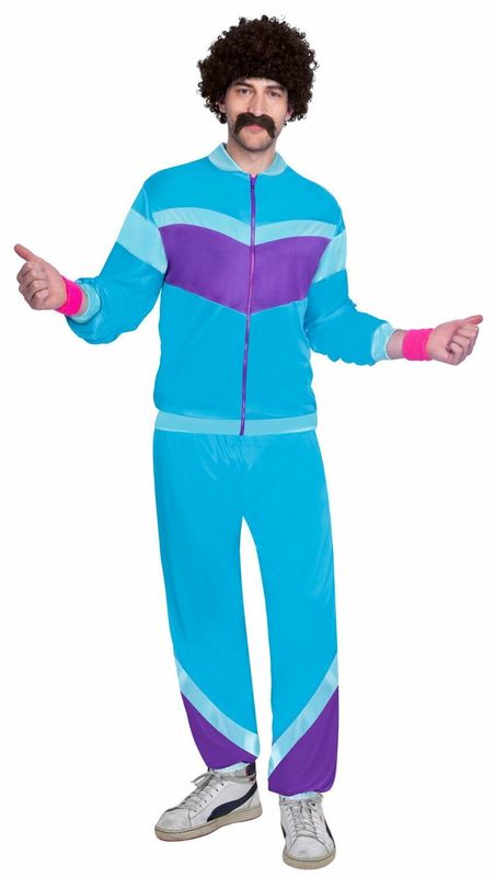 [9905148] 80s Man Shell Suit – Adult Size XL