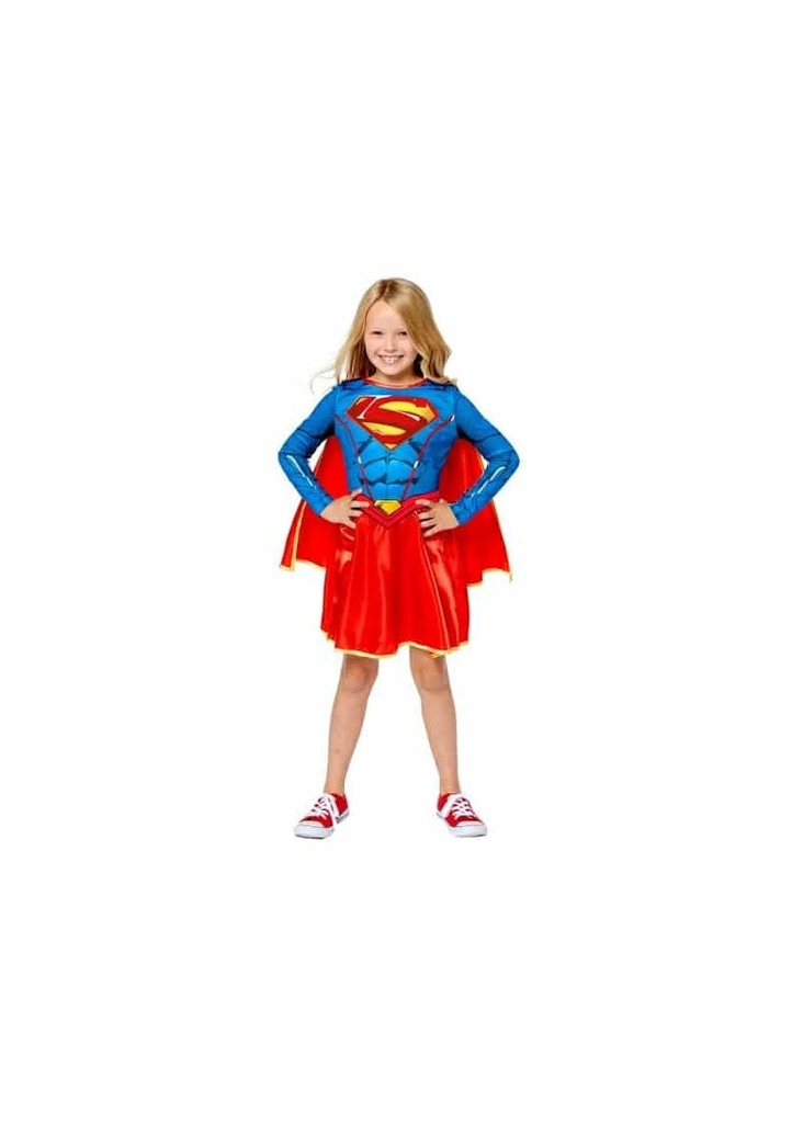 Official Licensed Sustainable Supergirl – Age 3 to 4 Years