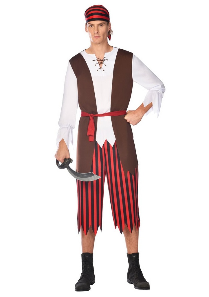 Pirate Pete Costume – Adult Size Extra Large