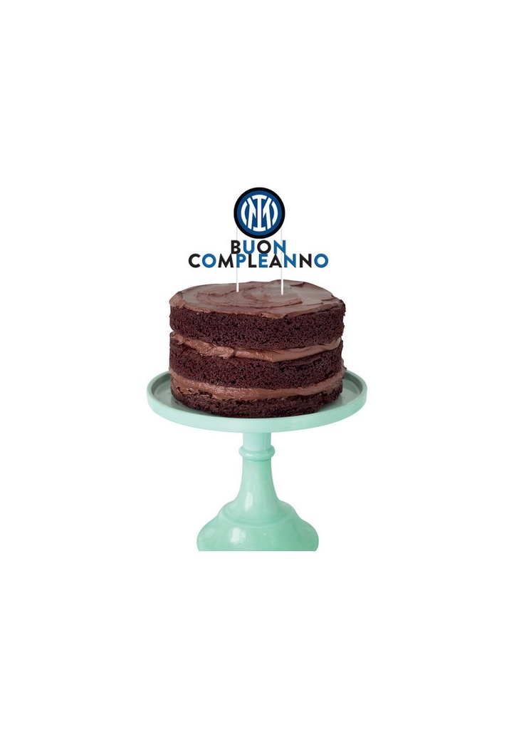 Inter Buon Compleanno Cake Topper