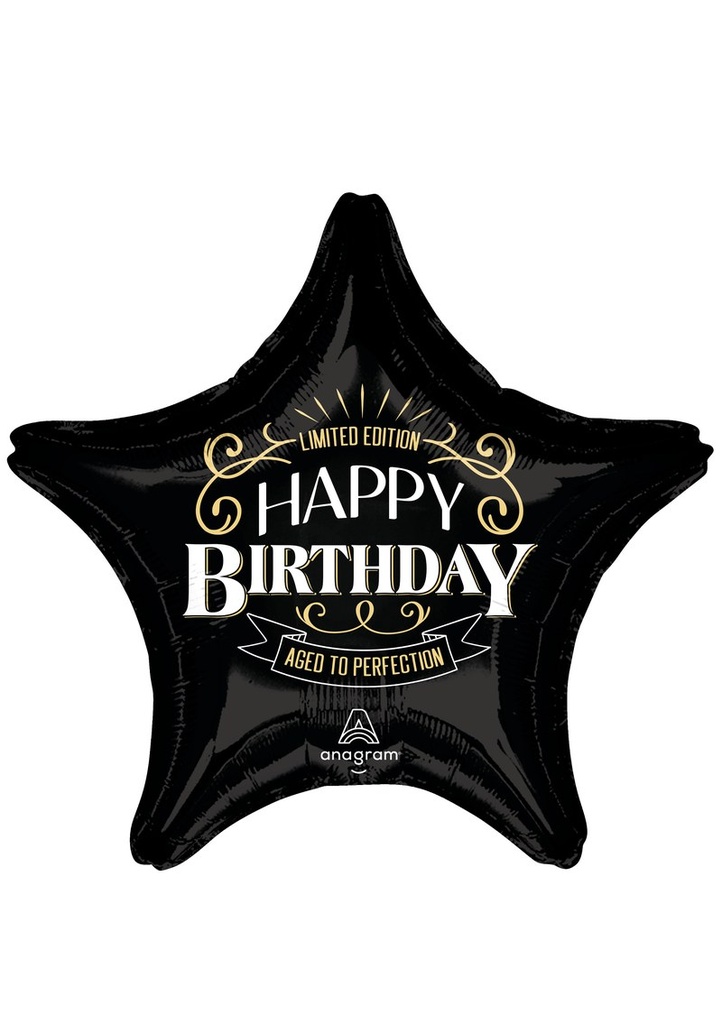 [4477801] Better With Age Jumbo Star Foil Balloon - 71 x 71cm