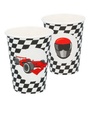 Racing Party Paper Cups - 8pcs