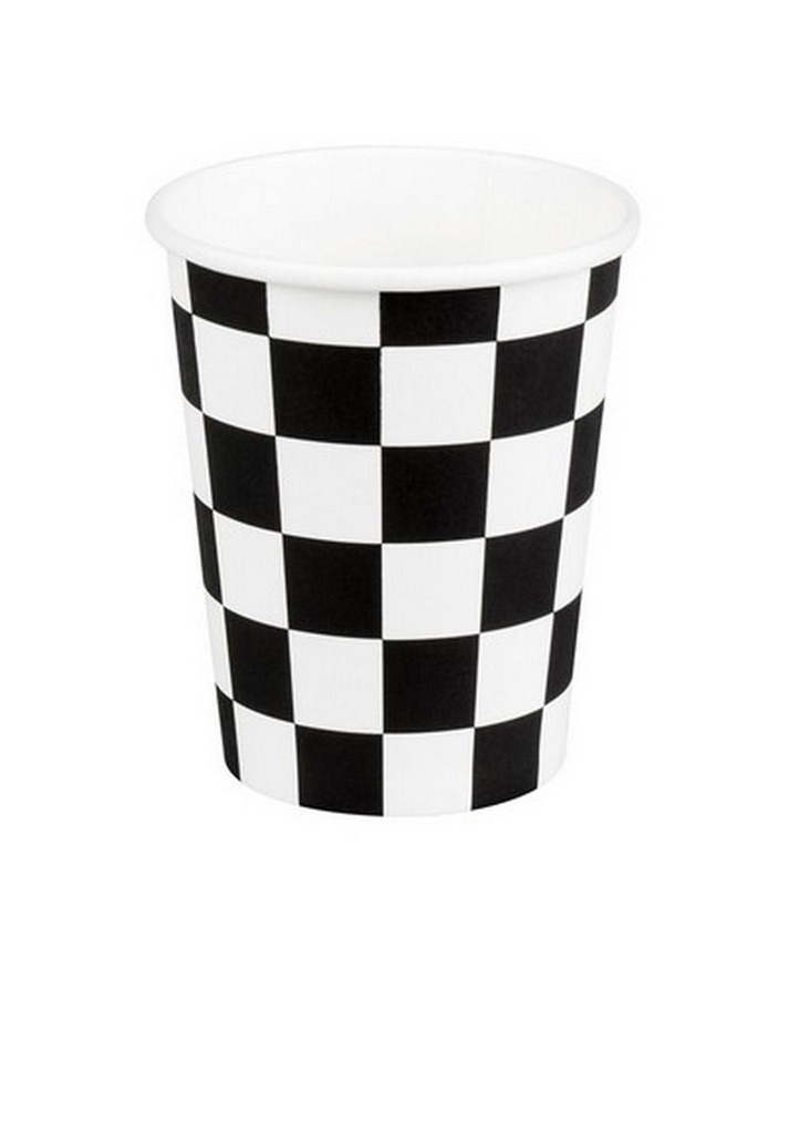 Racing Party Paper Cups - 10pcs