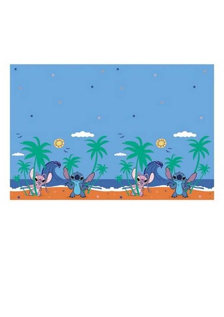 Stitch Party Plastic Tablecover 120x180cm