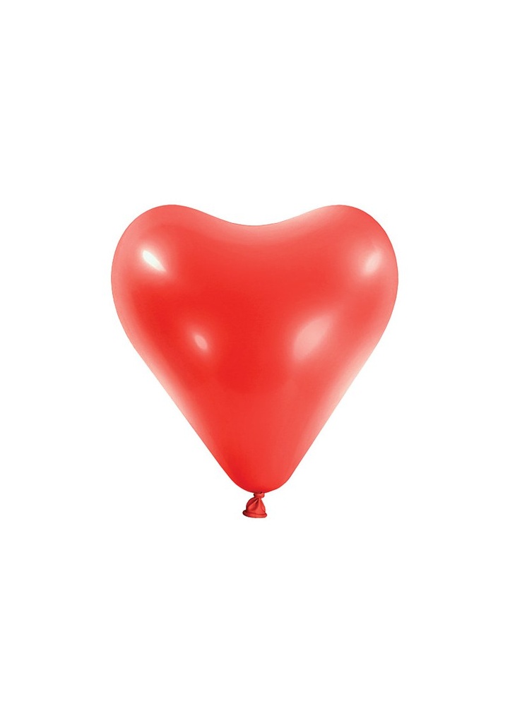 [4872675-1] Anagram Heart Latex Balloon - Standard Apple Red 12" HRT - 1pc