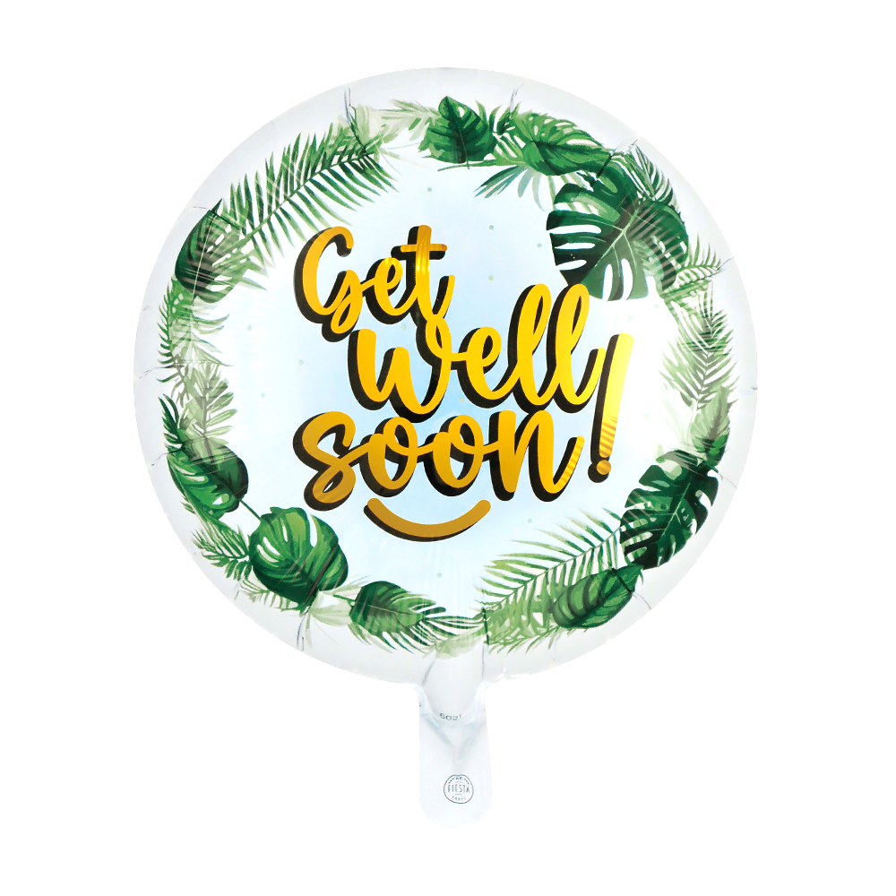 Foil Balloon 18 Inch Round - Get Well Soon