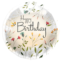 Foil Balloon Birthday Flower Field - 45cm