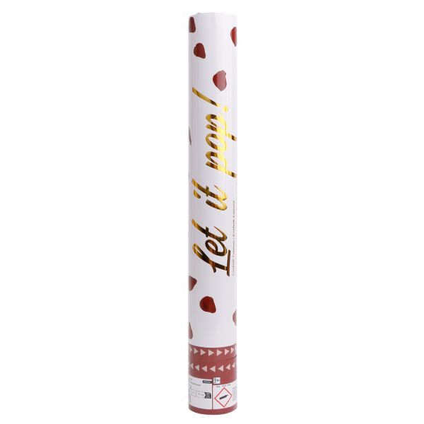 [9916661] Confetti Cannon / Popper Red Paper Rose Petals 40cm
