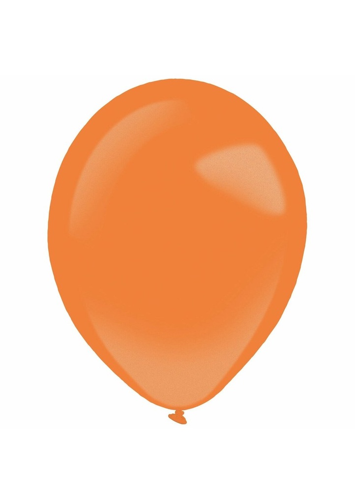 Everts Latex Balloon Tangerine Metallic - (11"/28cm) - 1pc