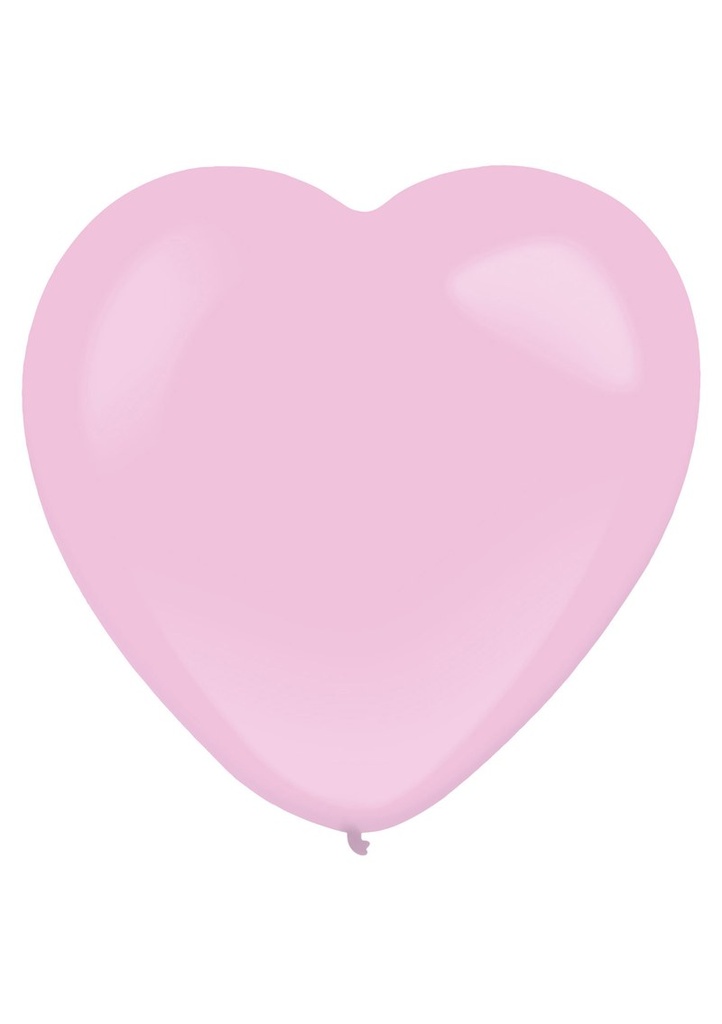 [9905695-1] Everts Heart Latex Balloon Pink Standard – (12″/30cm) - 1pc
