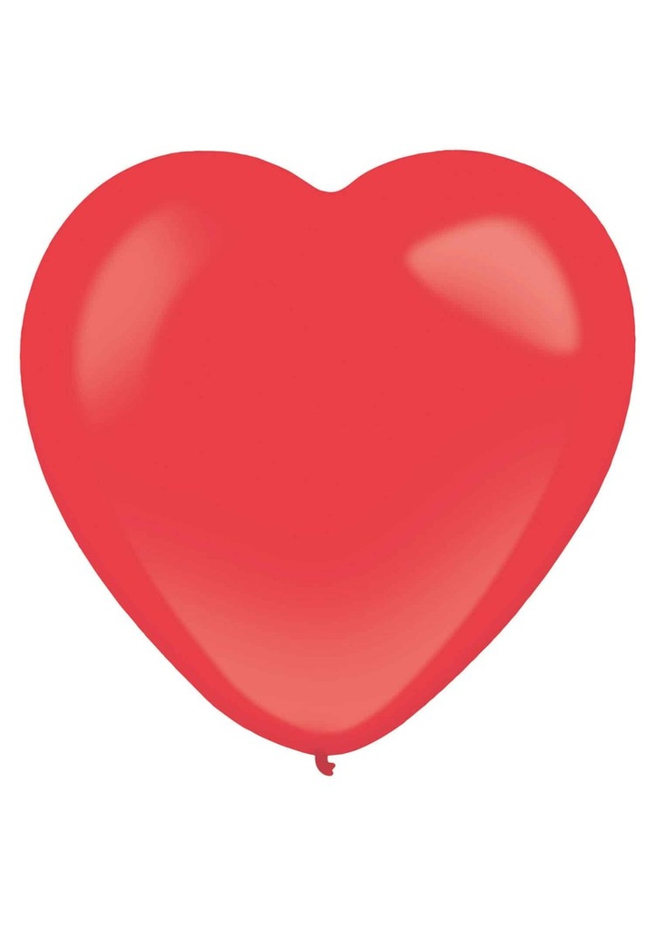 [9905696-1] Everts Heart Latex Balloon Apple Red Standard – (12″/30cm) - 1pc
