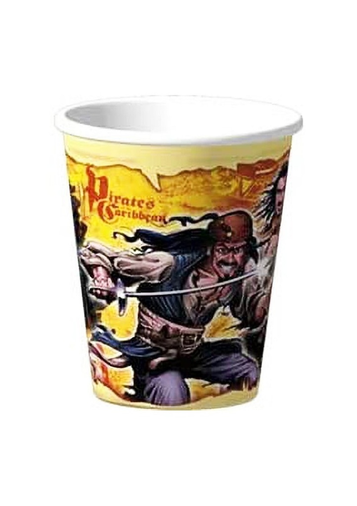 Pirates of the Caribbean Cups 266ml - 8pk