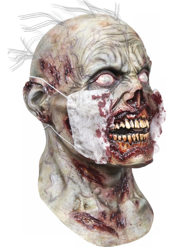 Patient Zombie (Ghoulish) Latex Mask - Adult One Size