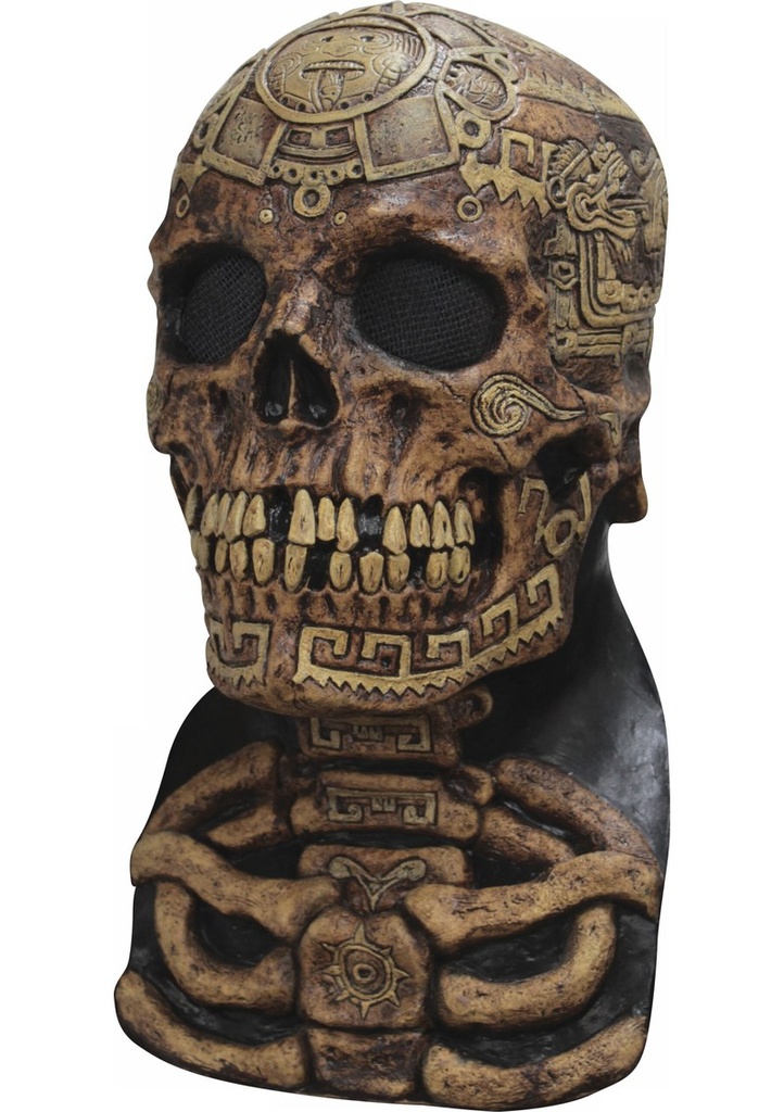 Aztec Skull (Ghoulish) Latex Mask - Adult One Size