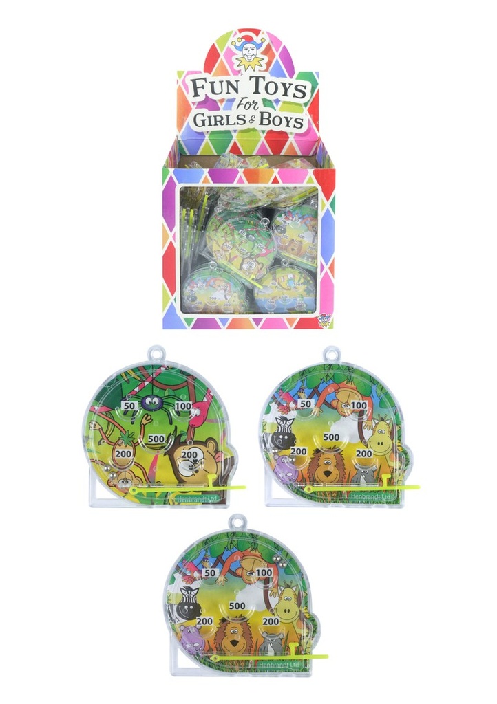 Jungle Pinball Game Party Favour (Assorted Designs) - 1pc
