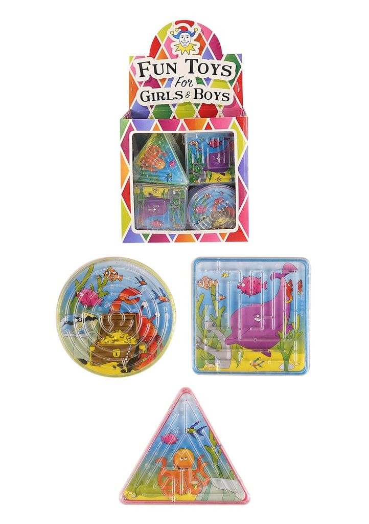 [T26046] Sealife Puzzle Maze (Assorted Shapes & Designs) -  1pc