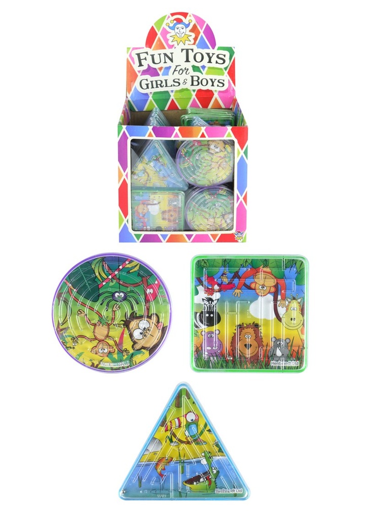 Jungle Puzzle Maze (Assorted Shapes & Designs) -  1pc