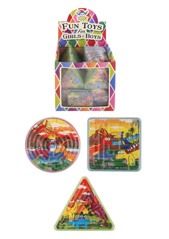 [T26040] Dinosaur Puzzle Maze (Assorted Shapes & Designs) -  1pc