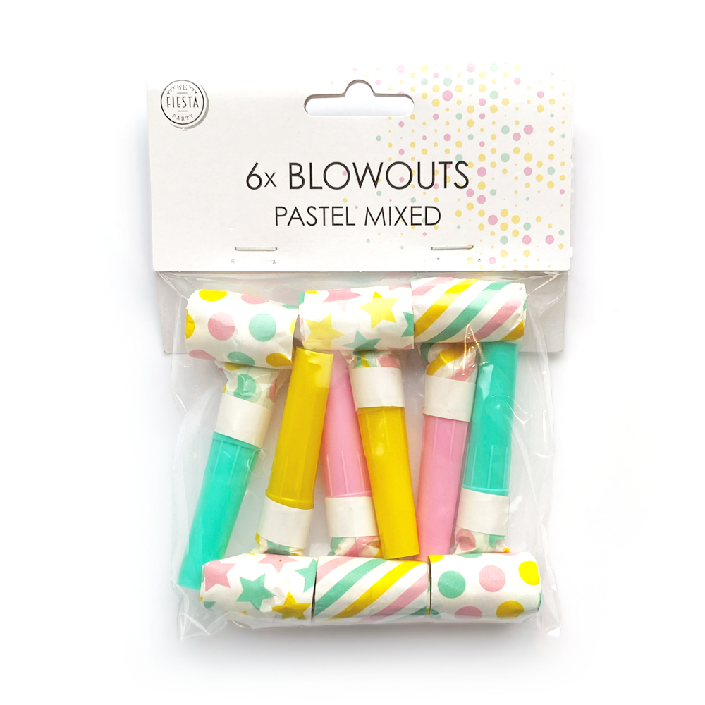 [6539] Blow Outs Pastel - 6pcs