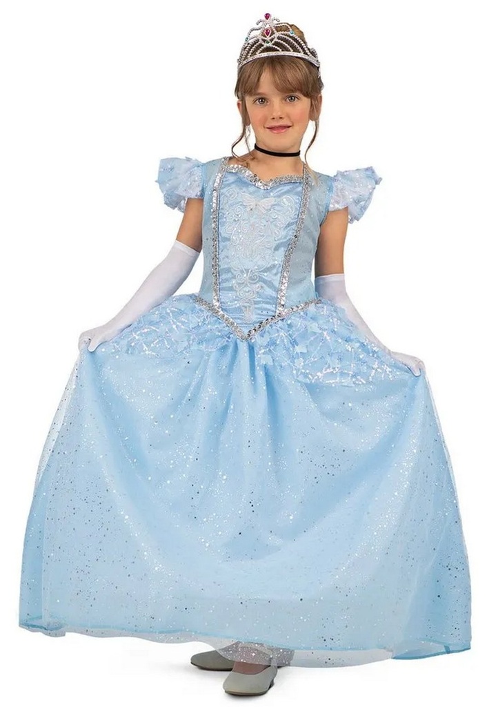 Enchanted Princess Cinderella Costume - Age 7 to 9 Years