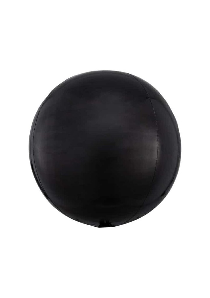 Orbz Black Foil Balloon - 38cm x 40cm