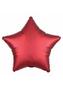 Satin Luxe Sangria Foil Balloon Star - 19'' (48cm)