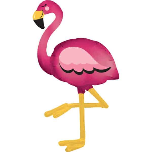 [3907701] AirWalker Flamingo Foil Balloon - 86cm x 172cm