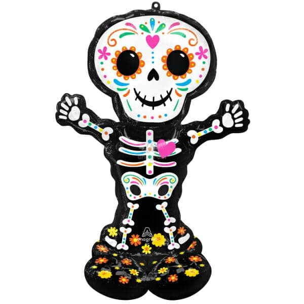 [4317911] AirLoonz Day Of The Dead Skeleton 52 Inch - Air Fill Only