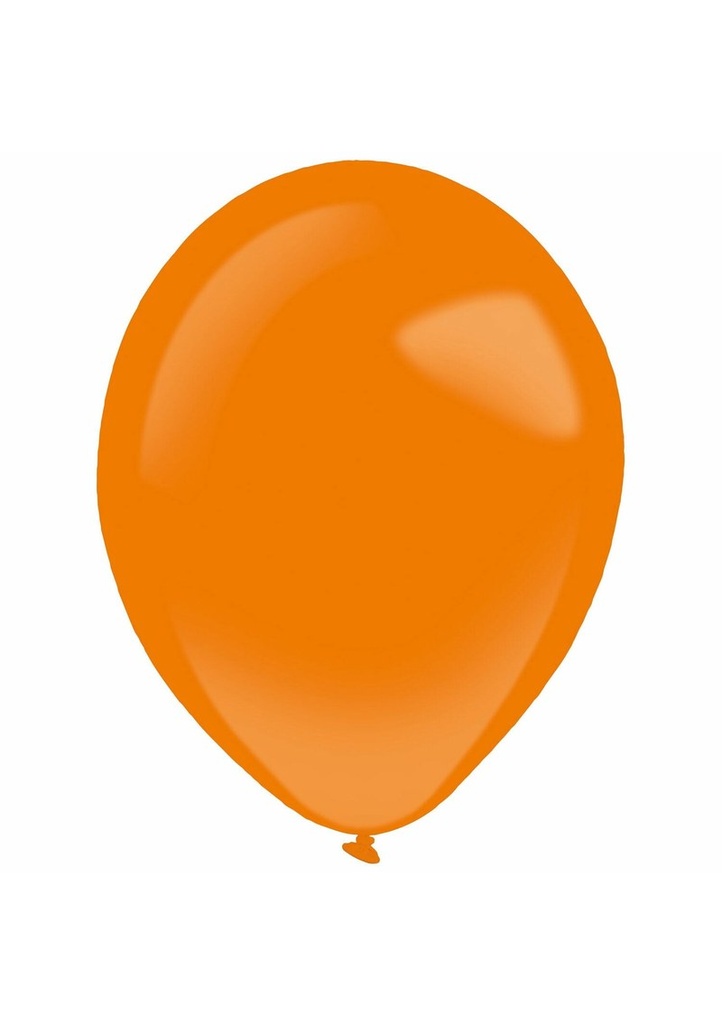[9905361] Everts Latex Balloon Tangerine Standard - (11"/28cm) - 50pcs