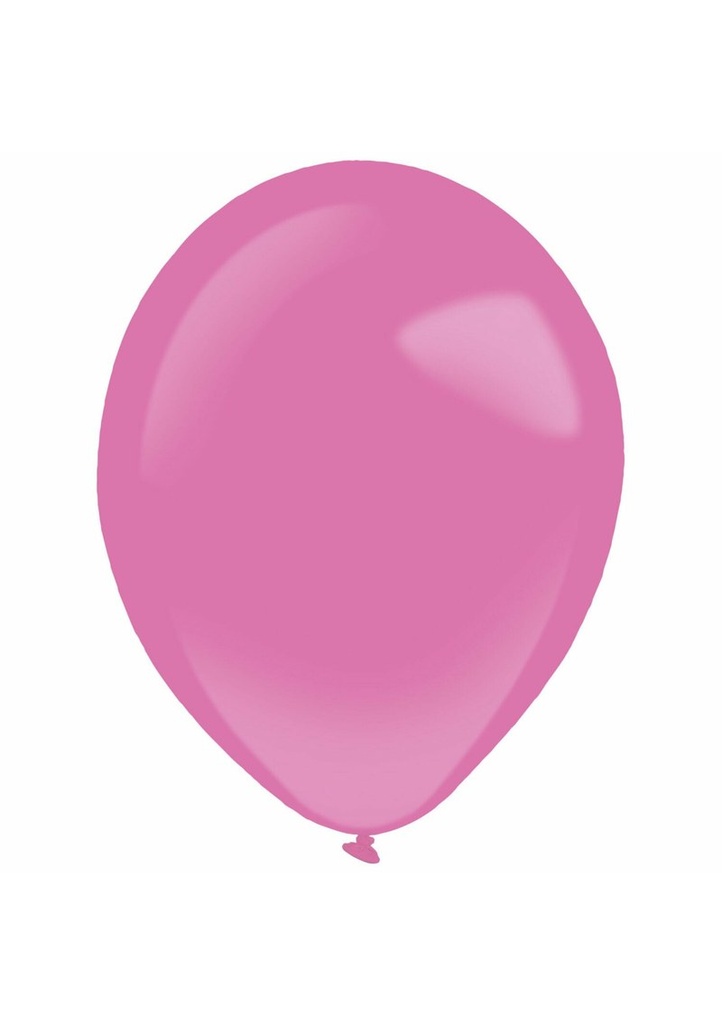 [9905374] Everts Latex Balloon Hot Pink Fashion - (11"/28cm) - 50pcs