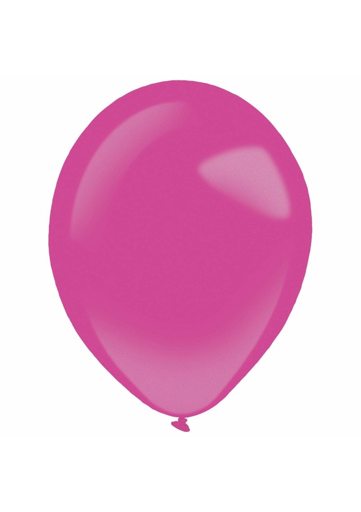 [9905398] Everts Latex Balloon Hot Pink Metallic - (11"/28cm) - 50pcs