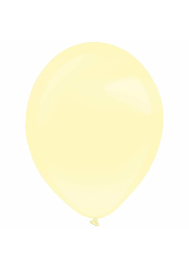 [9905408] Everts Latex Balloon Light Yellow Pearl - (11"/28cm) - 50pcs