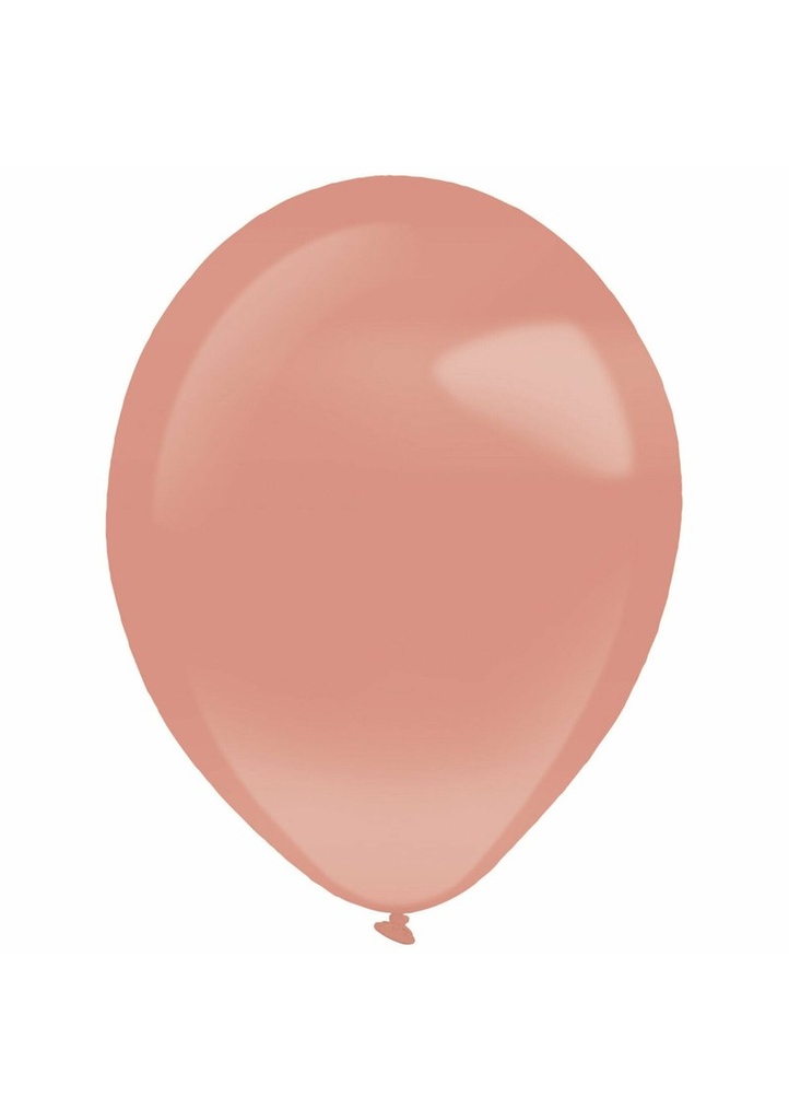 [9905410] Everts Latex Balloon Rose Gold Pearl - (11"/28cm) - 50pcs