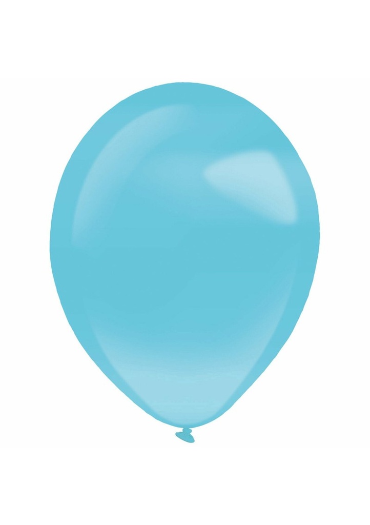 [9905415] Everts Latex Balloon Caribean Blue Pearl - (11"/28cm) - 50pcs