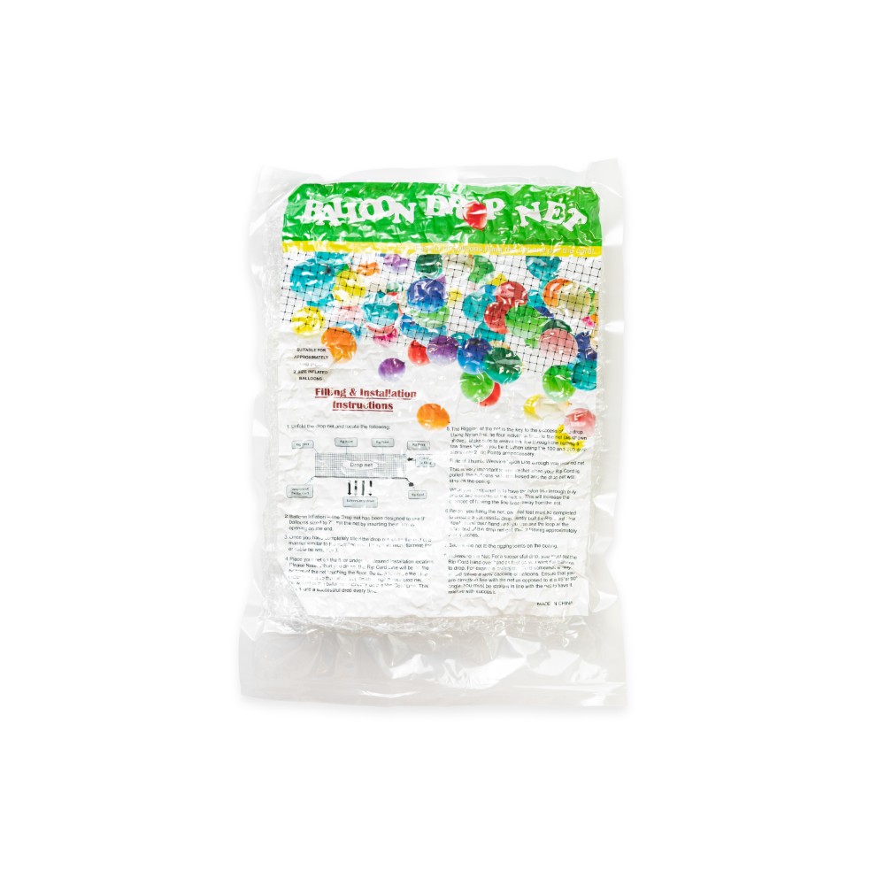 Balloons Drop Net for 100pcs (9 Inch Latex Balloons) Size 100 x 240cm