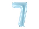 34 Inch Foil Balloon Number 7 – Light Blue