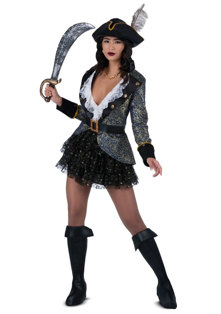 Deluxe Buccaneer Beauty Costume (Small)