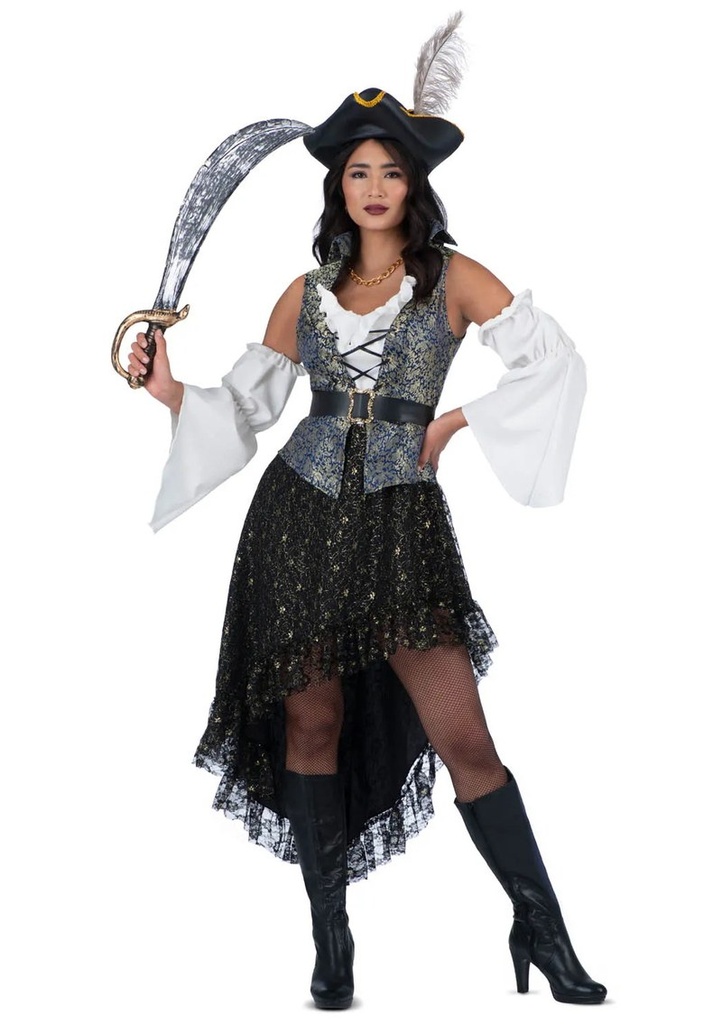 Deluxe High Seas Treasure Pirate Woman (Large)