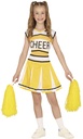 Cheerleader Yellow Girl Costume (Age 7 to 9 Years)