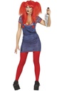 Chucky Woman Rag Doll Costume (Medium)