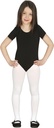Child Spandex Short Sleeve Bodysuit Black (Age 5 to 8 Years)