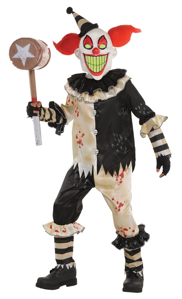 Carnival Nightmare Clown Boy Costume (Age 14 to 16 Years)