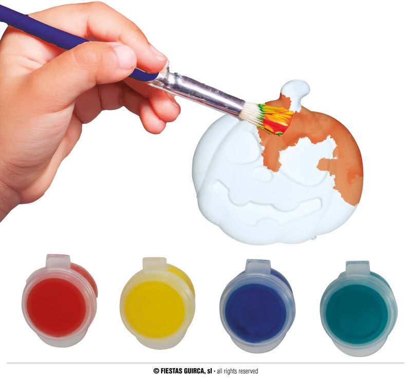 Crafts Pumpkin For Painting (Incl. Paint) 6cm