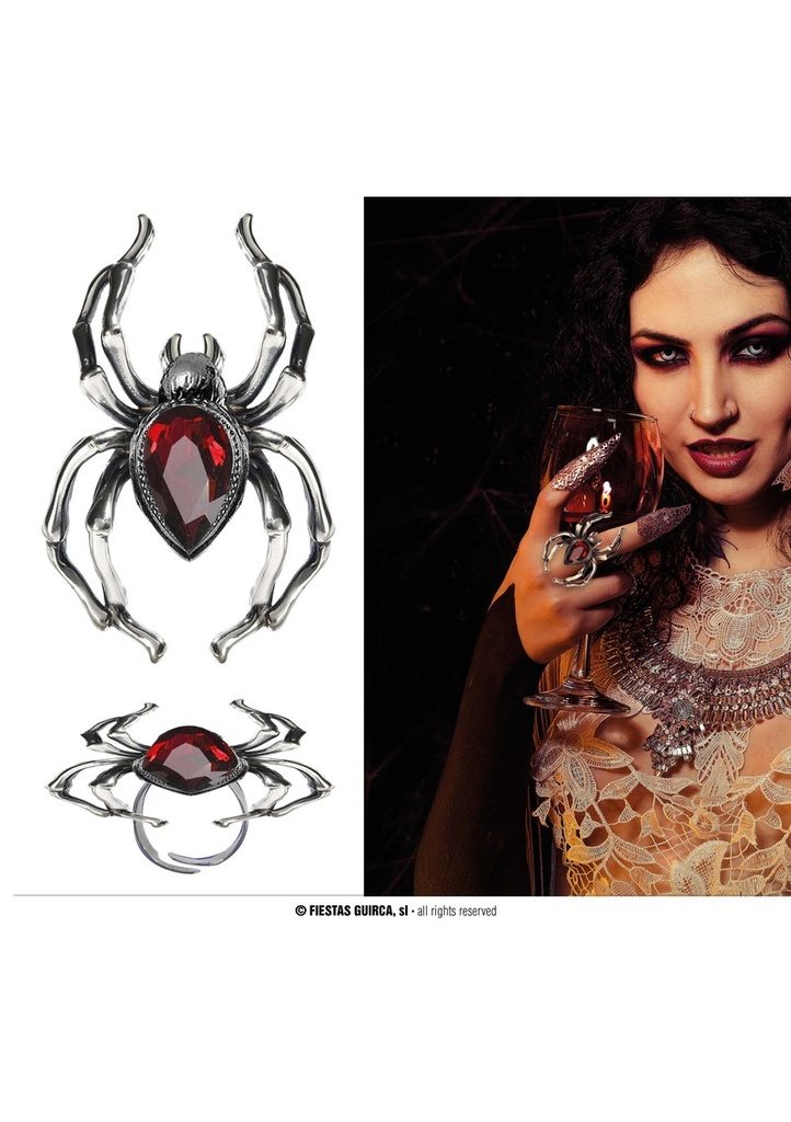 Halloween Jewellery Spider Ring